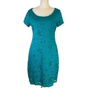 Tiana B Flower Lace Detail Dress Sz small MSRP $98